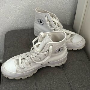 High top platform converse